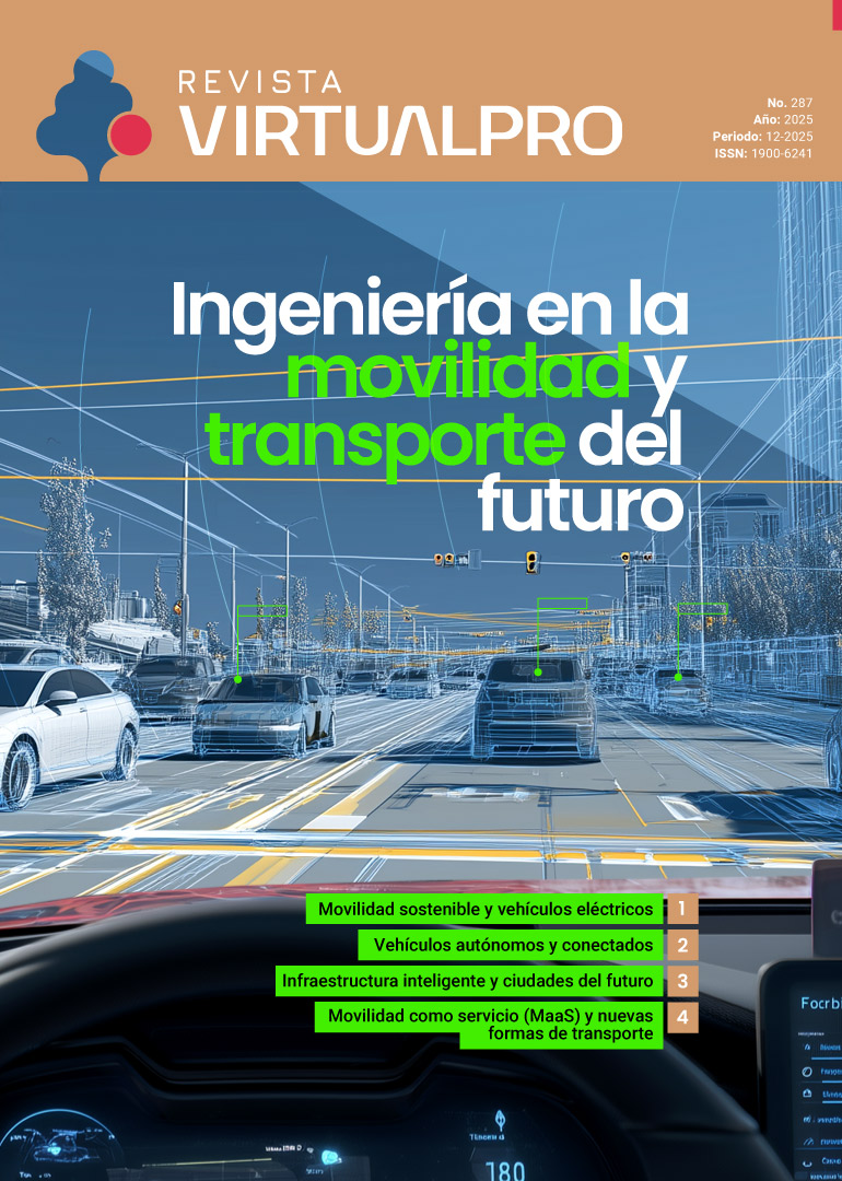 Portada revista Ingeniería en la movilidad y transporte del futuro