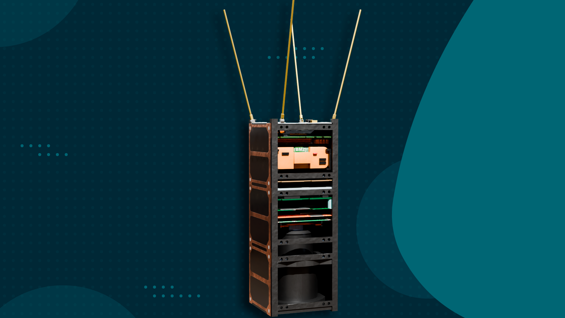 Ingeniería aeroespacial y diseño de vehículos espaciales: nanosatélite CubeSat de 3U