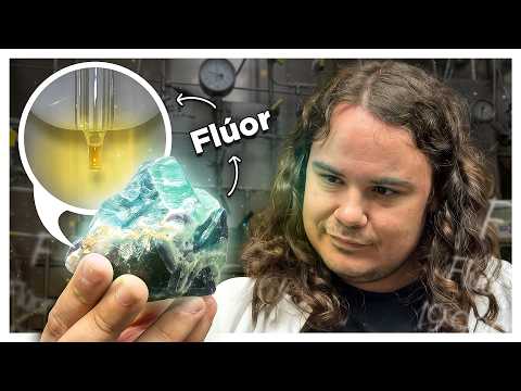 Así reacciona el flúor: el elemento que destruye todo lo que toca