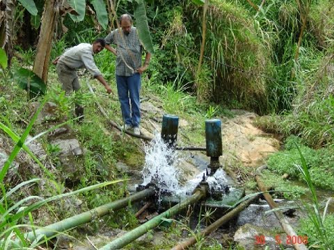 Bombas de Ariete, una solución para los problemas de Agua en las fincas - TvAgro por Juan G. Angel