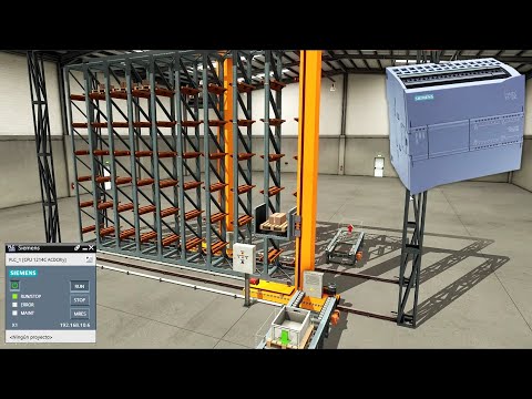 Automatizar almacén - Factory IO con PLC SIM