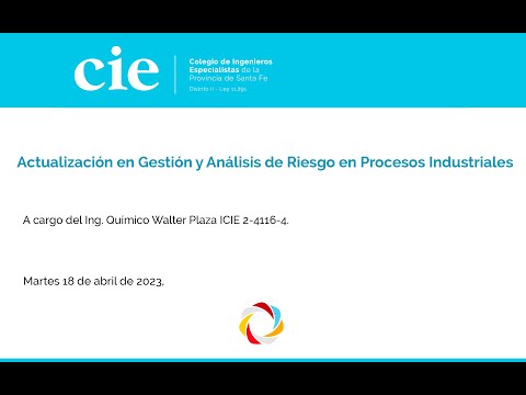 Actualización en Gestión y Análisis de Riesgo en Procesos Industriales
