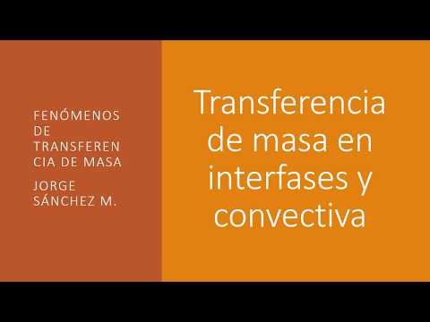 [Clase 6] Transferencia de Masa Convectiva