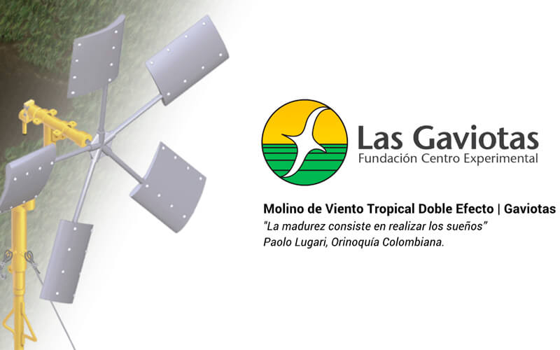 Montaje molinos de viento Gaviotas