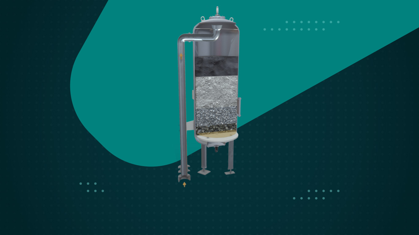 Columna de adsorción de lecho fijo