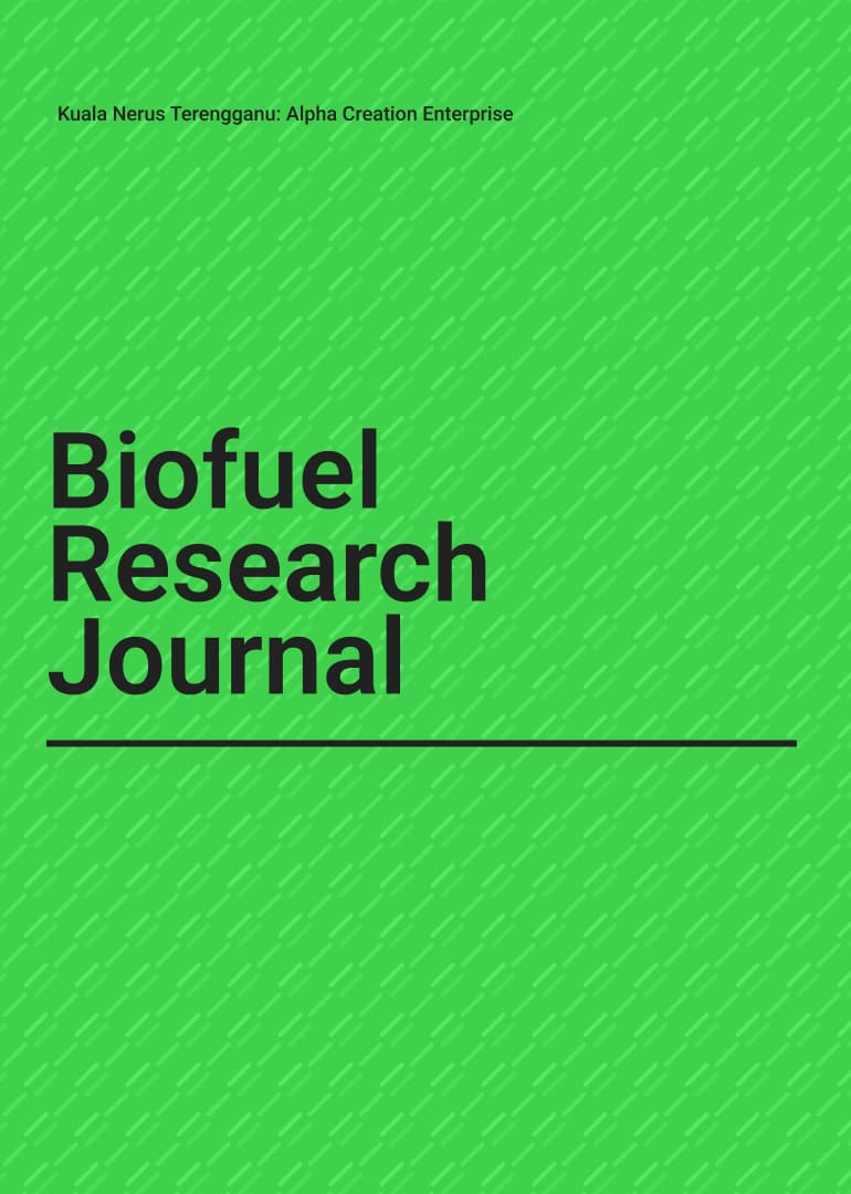 Portada revista Biofuel Research Journal Vol. 12 Núm. 4