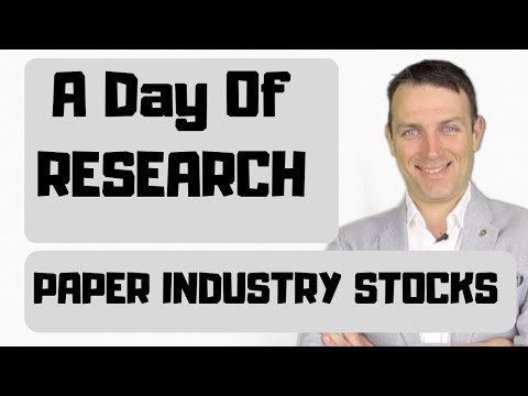 Investigación de acciones de la industria papelera: IP, SON, WRK, Asia, Rayonier...